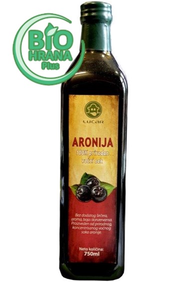 Sok aronija 750ml -Lucar